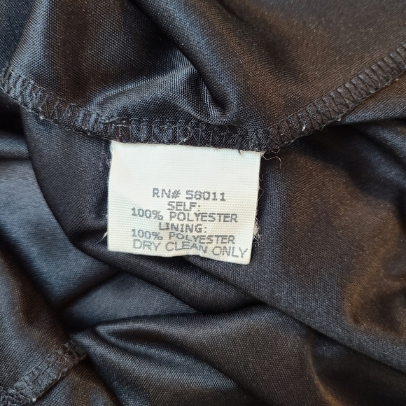 David Meister Elegant Black Evening Dress, Size XS - Picture 10 of 11